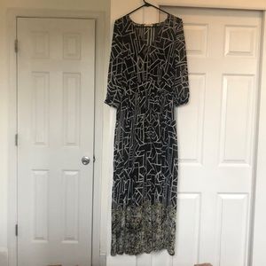 Anthropologie Maxi Sheer Dress